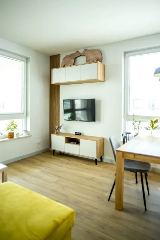 Meble do salonu na wymiar — segmenty i komody